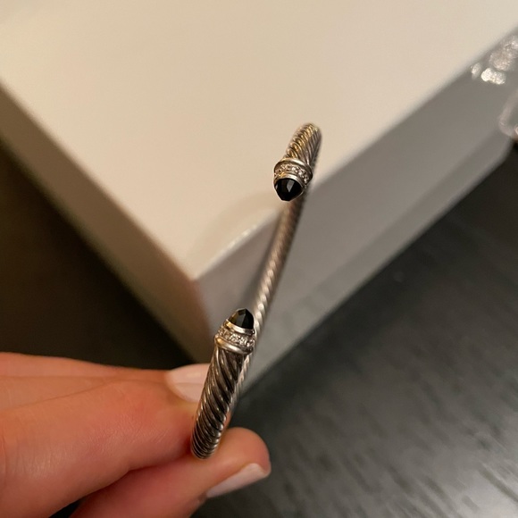 David Yurman Classic Cable Bracelet Black onyx - Picture 3 of 4